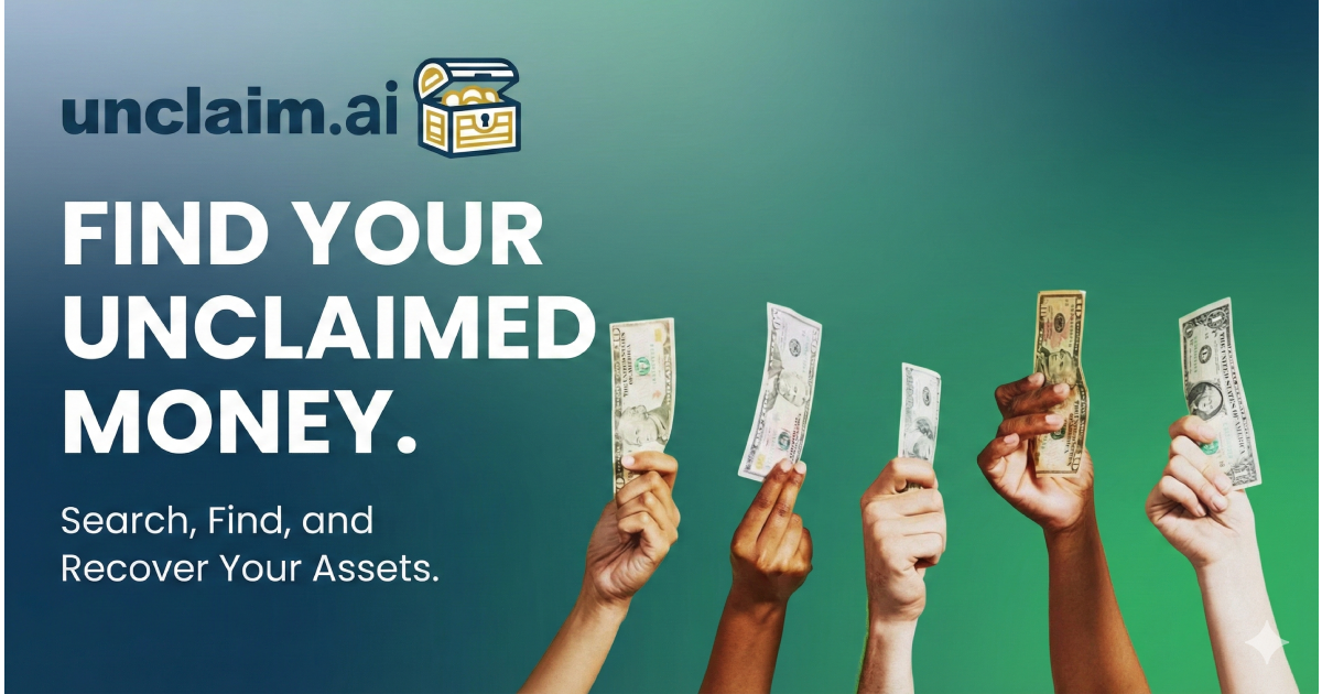 Forgot Money Find Your Unclaimed Property & Forgotten Money - Unclaim.ai